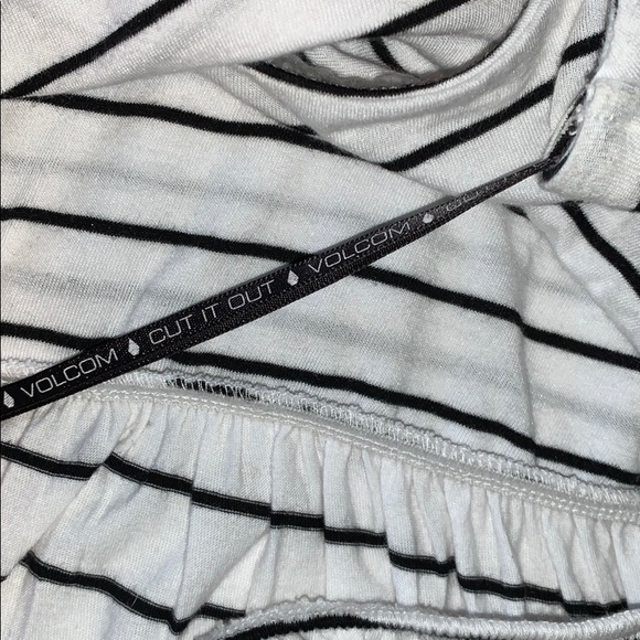 Volcom Strapless Black and White Dress - Picture 4 of 4